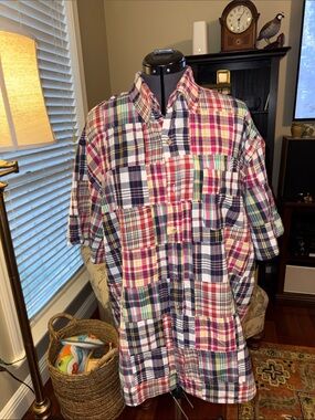 Men's Multicolor Original Madras Short-Sleeve Shirt - Casual Button-Up